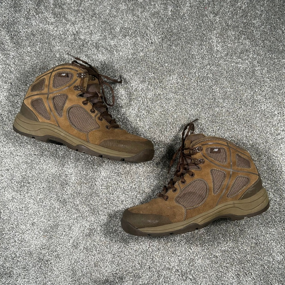 New Balance OTB Abyss II Tactical Boots Brown Suede Mesh Mid Top Mens 10.5